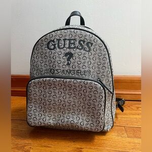 Guess Black And Gray Millington Dome Backpack